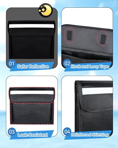 Boat Storage Organizer Bag Waterproof Sun-Protective Adhesive Pouch for Cellphone & Keys