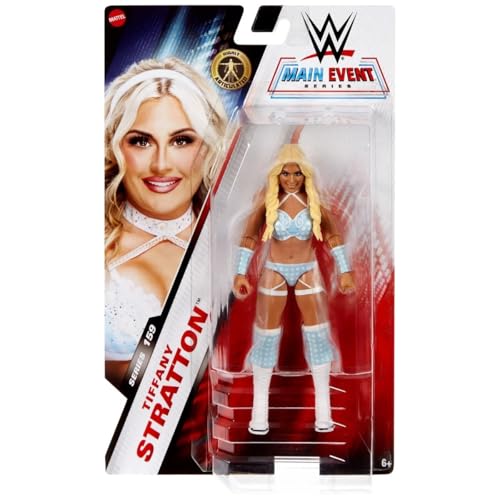 Mattel WWE Tiffany Stratton 6-Inch Action Figure – Main Event Series #159, 14-Point Articulation