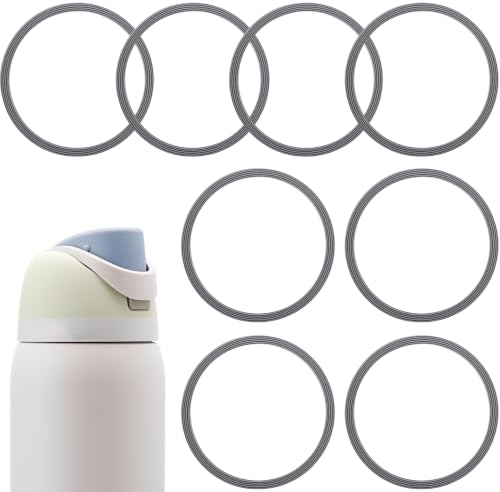 8-Piece Silicone Gasket Replacement Set for 19-40oz Insulated Water Bottles