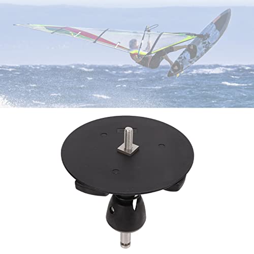 Durable Windsurfing Mast Base for Water Sports - Black