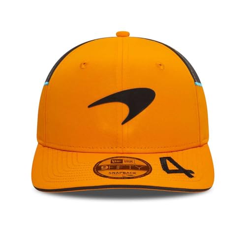 New Era McLaren Lando Norris Official 9Fifty Snapback Cap - Medium-Large, Orange