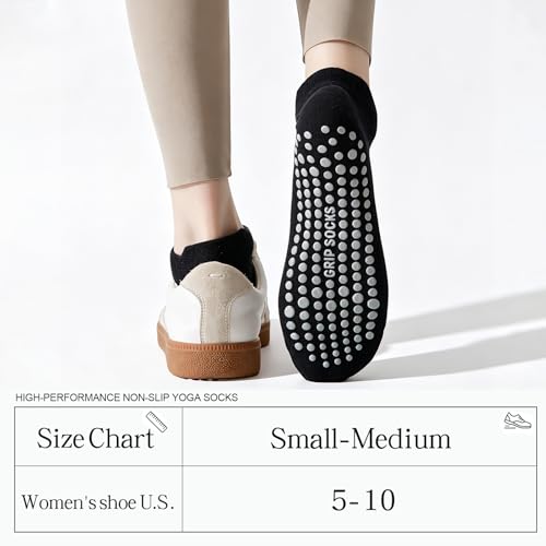Women's Non-Slip Pilates Grip Socks - 5 Colors Available