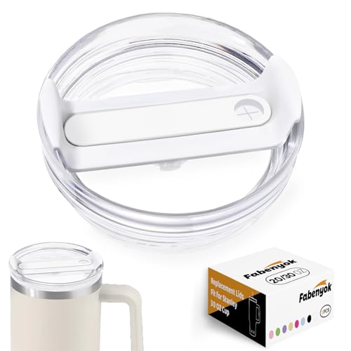 30 oz Spill-Proof Replacement Lid for Tumblers - Clear White