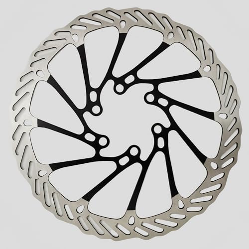 YBEKI 2-Pack Bike Disc Brake Rotor 160mm Black CNC Machined Stainless Steel