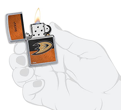 NHL Chrome Pocket Lighter - Genuine Windproof Design
