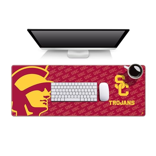 USC Trojans Desk Pad - Water & Stain Resistant, Non-Slip