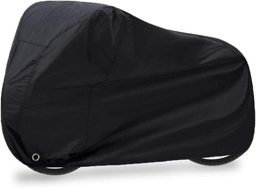 Bike Cover - Waterproof Outdoor Bicycle Cover | Thick Black 29-Inch with Lock Hole & Storage Bag