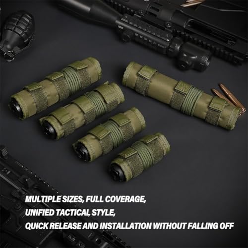 Tactical Suppressor Cover Sleeve - 4 Inch Heat Shield Wrap