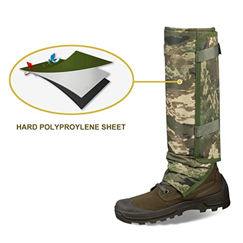 Snake Guard Gaiters - Waterproof Bite Proof Chaps - Camo