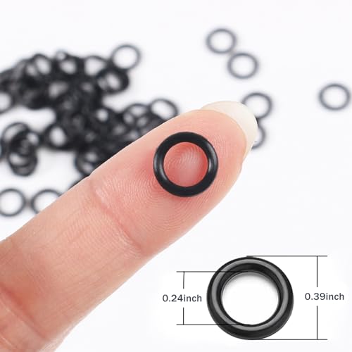 Wacky Rigging Worm O-Rings - 200pcs for Bass Fishing