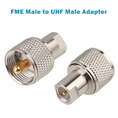 MOOKEERF Dual CB Antenna Coax Cable 18FT RG8X Low Loss with PL-259/FME Connectors