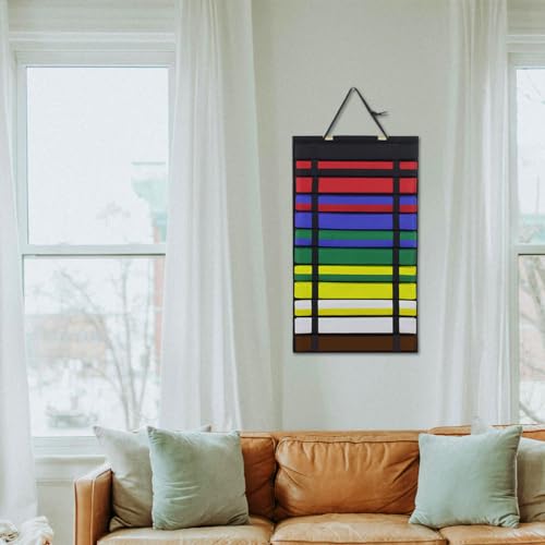 Karate Belt Display Rack - Holds 12 Martial Arts Belts