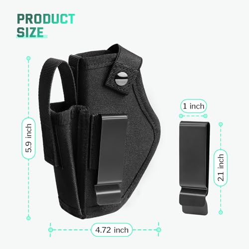 Universal Concealed Carry Holster for 9mm & .380 Pistols