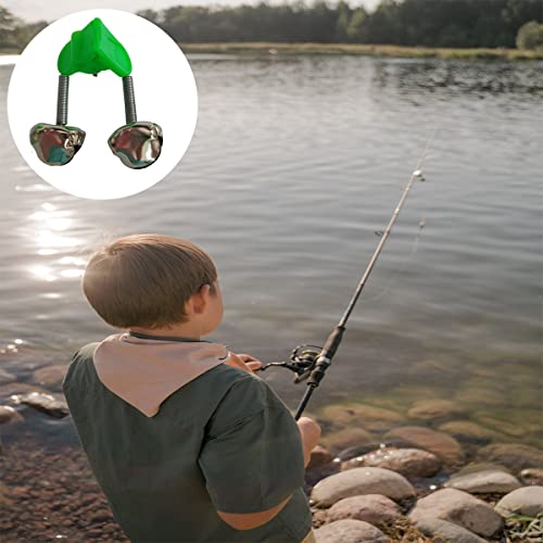 8 Pcs Fishing Rod Alarm Bells - Loud Dual Alert Clip-On