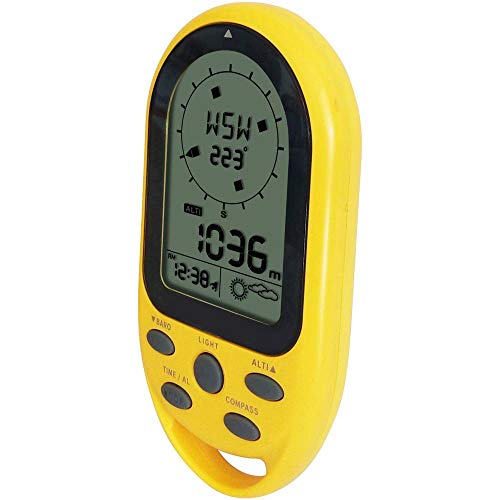 Digital Compass, Barometer & Altimeter - Yellow