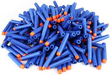Skiennix Refill Darts Bullets - 100 Premium Foam Ammo for Nerf N-Strike Elite Series Blasters | Blue