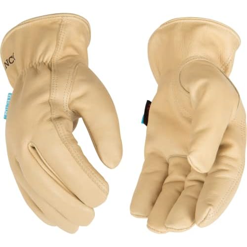 Kinco 398HKP HydroFlector Thermal Lined Water-Resistant Premium Grain Cowhide Leather Winter Gloves