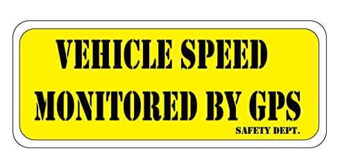 Vehicle Speed Monitored by GPS Stickers - 2 Pack