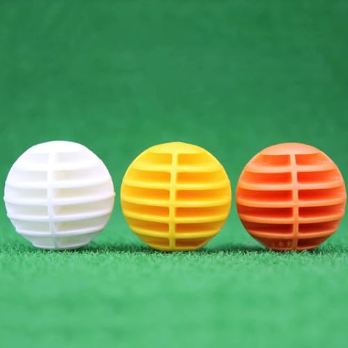 Practice Golf Balls - 12 Pack Limited Flight Colored Plastic Balls