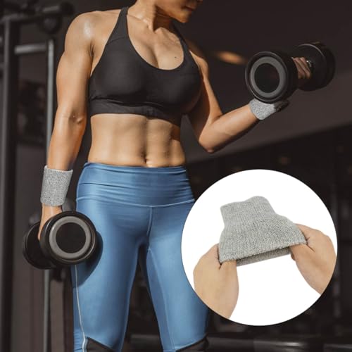 Athletic Sweatbands - 6 Pack Wristbands for Sports & Fitness