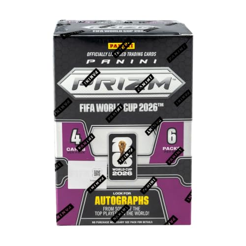 2026 Panini Prizm World Cup Soccer Trading Cards Value Box - 24 Cards