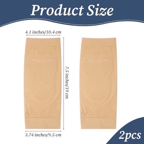 Achilles Tendon Heel Protector Compression Sock - Skin Color