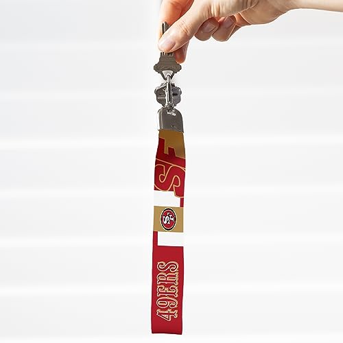NFL Wrist Lanyard Key Chain - Sporty ID Holder for Game Day