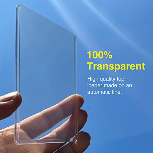 3x4 Top Loaders - 25 Pack 35PT Rigid PVC Card Protectors