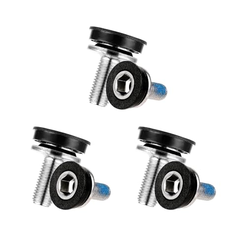 6 Pcs Bike Crank Arm Fixing Bolts - Metal Bottom Bracket Screws