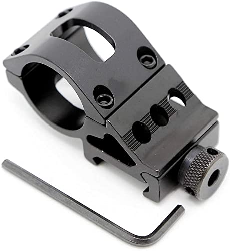 1" Offset Picatinny Rail Mount for Flashlights - Aluminum