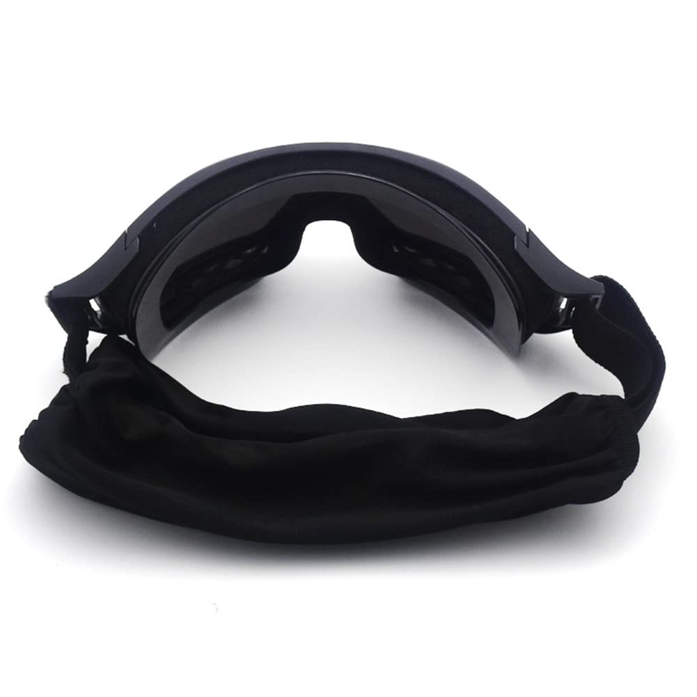 HARGLESMAN Airsoft Goggles Tactical Safety Goggles Anti Fog Glasses with Interchangeable Lenses Hunting Cycling Paintball (Black)