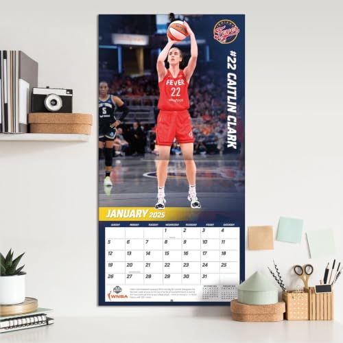 Caitlin Clark 2025 Indiana Fever Wall Calendar - 12 Months