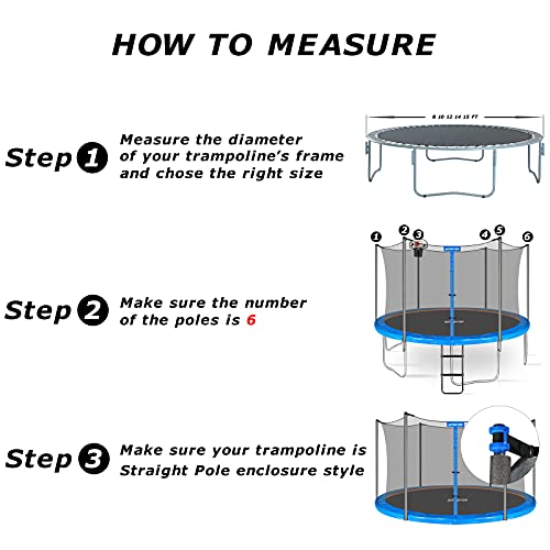Trampoline Net Replacement for 14FT Frame - Safety Netting