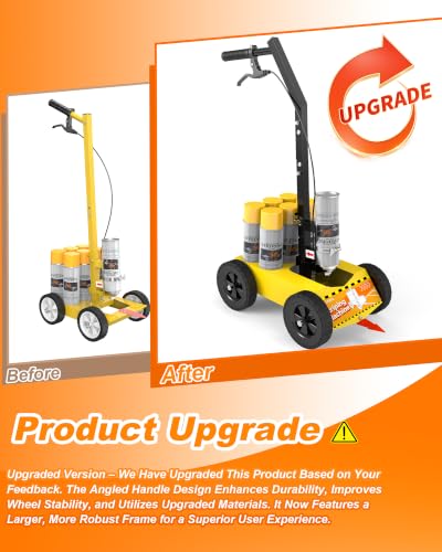 Parking Lot Striping Machine - Adjustable Width Line Marker (34.6")