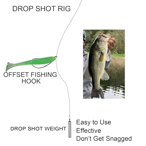 Drop Shot Fishing Weights Sinkers - 3/8oz, 10pcs