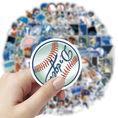 100 Pcs Los Angeles Team Sticker Pack for Water Bottles, Laptops, Cars & More – Mispeed Official