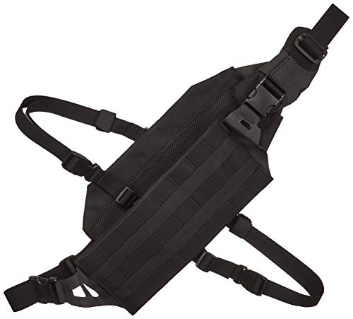 Lightweight MOLLE Bandoleer Chest Rig - Black