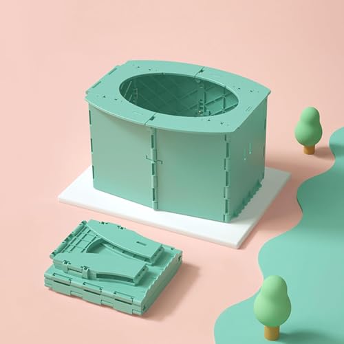 Travel Potty Foldable with Leak-Proof Design and 10 Liners for Toddler Potty Training