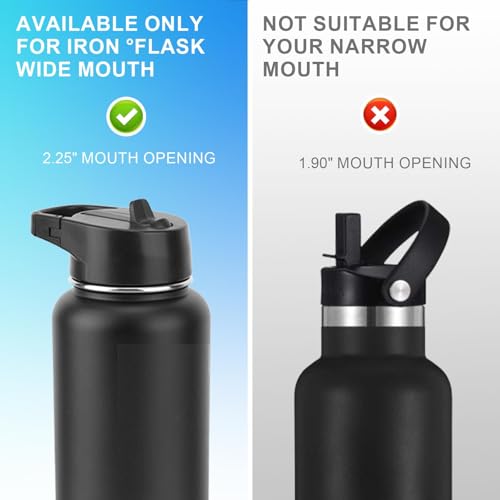 Wide Mouth Bottle Gasket Replacement - 4 Pack for Straw Bottles
