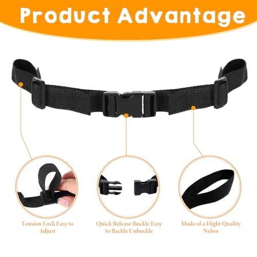 Adjustable Backpack Chest Strap Replacement - 2 Pack