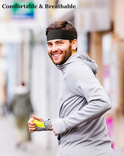 Vgogfly Running Headbands for Men Sweatbands Sports Sweat Bands Mens