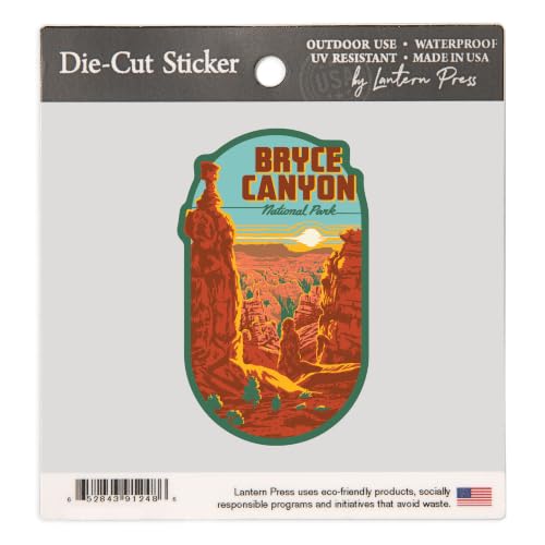Bryce Canyon Vinyl Sticker - Small Decal for Adventure Lovers
