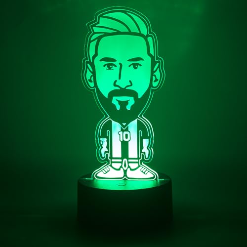 3D LED Soccer Lamp with Color Changing Acrylic Illusion