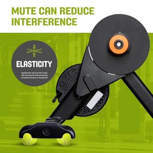 Indoor Cycling Rocker Feet with Tennis Balls for Wahoo Kickr Core 2