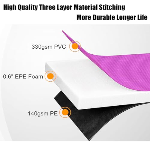 14ft Trampoline Replacement Safety Pad - Waterproof Pink Cover