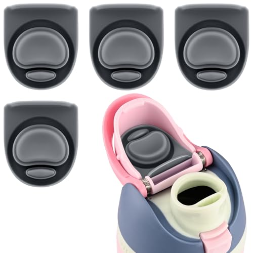 Replacement Silicone Stoppers for Owala FreeSip Water Bottles - Gray - 4 Pack