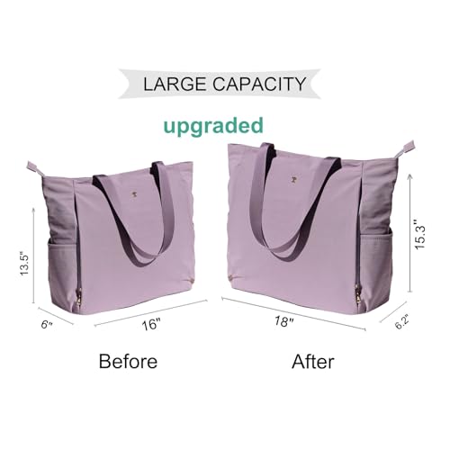 Yoga Mat Bag - Multi-Purpose Tote Carrier - Nylon Lavender Purple
