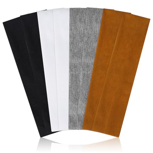 Non-Slip Stretchy Headbands for Women - 8 Pack Workout Hair Bands