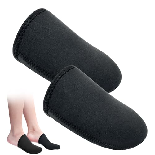 Reusable Neoprene Toe Covers - 3mm Heated Toe Warmers (2 Pairs)
