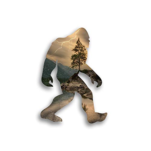 Bigfoot Sasquatch Vinyl Decal Sticker - 5.5-Inch x 4-Inch